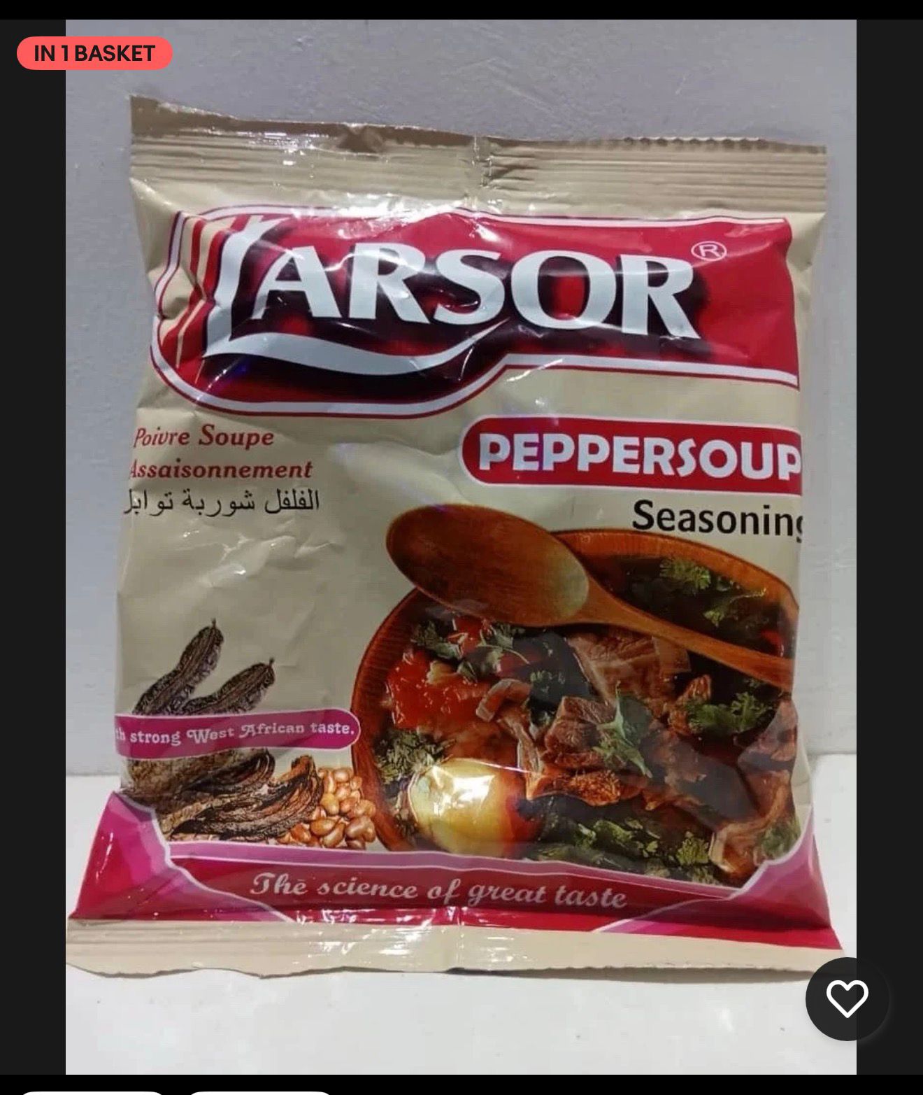 Larsor pepper soup 100g